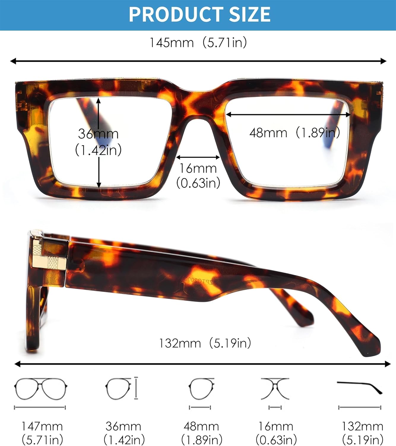 JM Paquete de 3 lentes de lectura estilo Oprah para mujeres y hombres, lectores cuadrados con bloqueo de luz azul