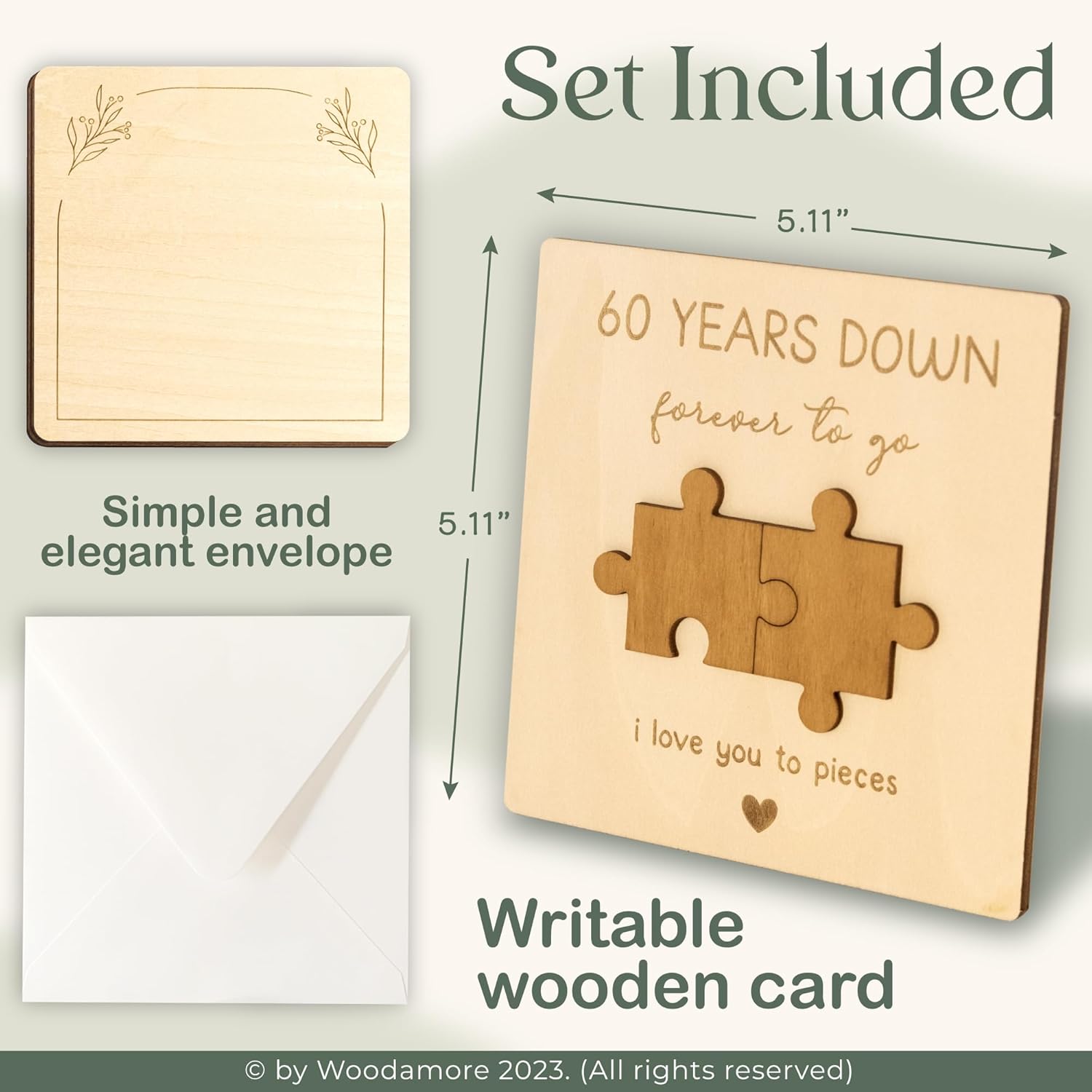 Tarjeta de regalo de 60 aniversario para padres  Divertida tarjeta de 60 aniversario de boda para parejas, ideas de regalo de matrimonio de 60 años