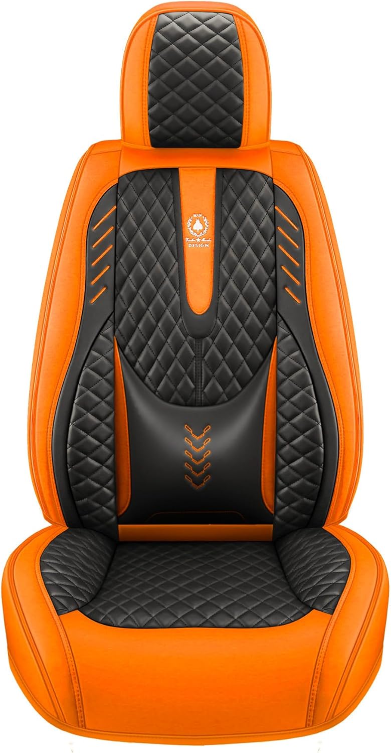 Juego completo de fundas de asiento de automóvil de 5 asientos, ajuste universal, adecuado para la mayoría de automóviles, SUV, bolsas de aire
