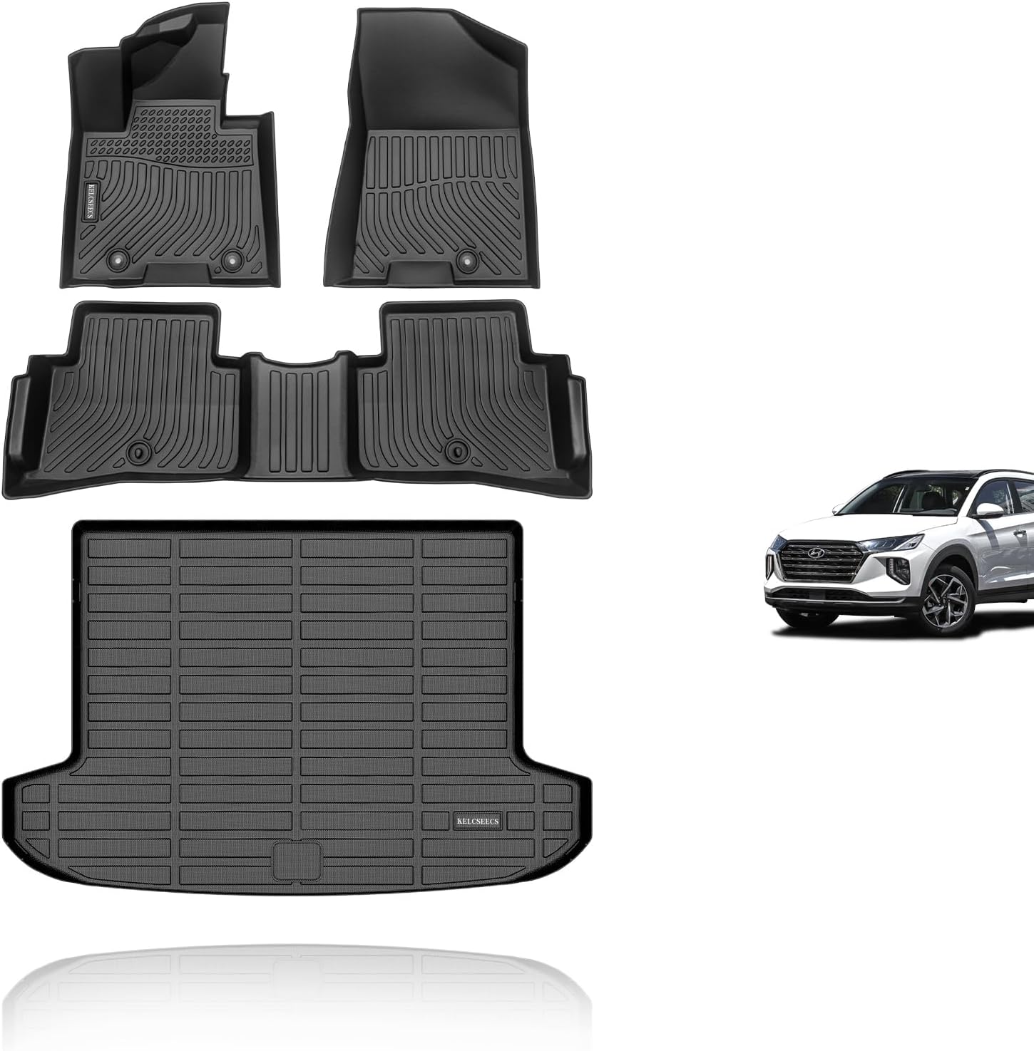 Juego completo de tapetes para todo tipo de clima y forro de carga para Hyundai Tucson 2021, 2020, 2019, 2018, 2017, 2016, para Hyundai Tucson,