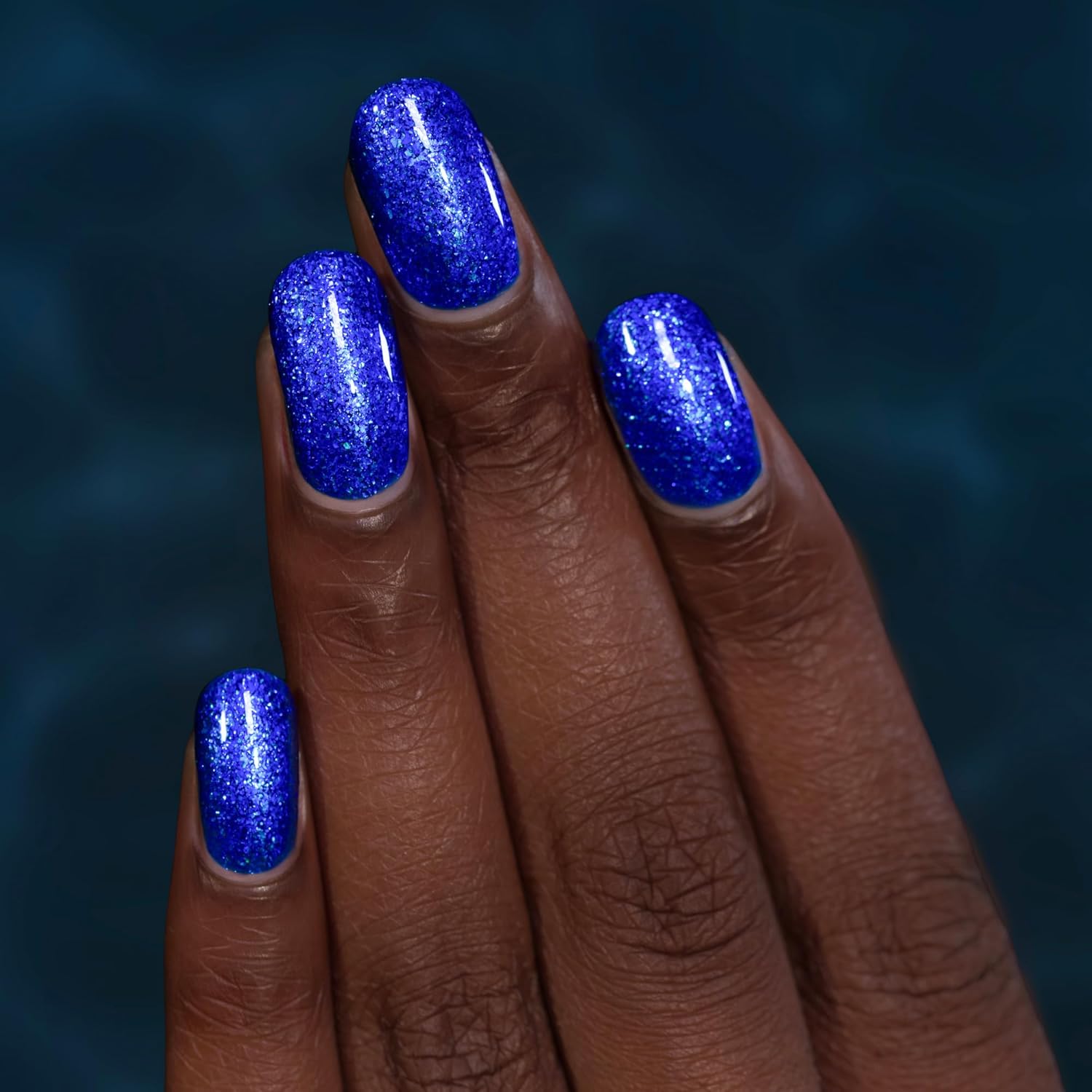 ILNP Sea Glass – Esmalte de uñas brillante azul cobalto profundo