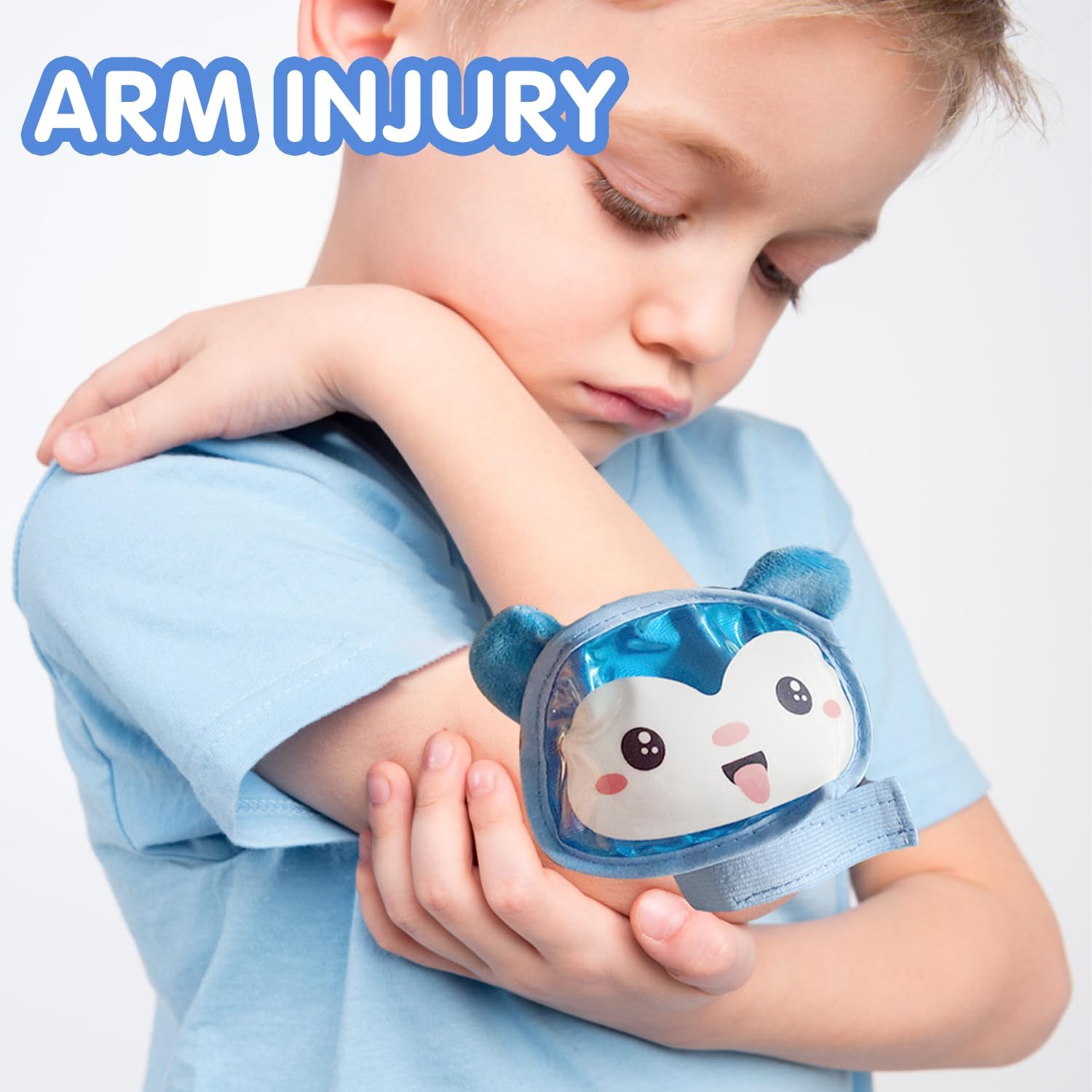 Boo Boo – Paquete de hielo reutilizable para niños, reducción de fiebre auxiliar, paquete de frío caliente para lesiones de niños, muelas del
