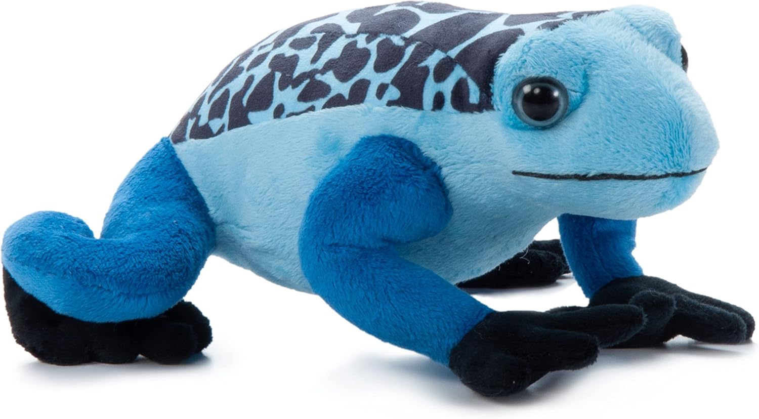 The Petting Zoo Peluche de rana dardo azul, regalos para niños, animales salvajes de la selva tropical, rana dardo de 9 pulgadas