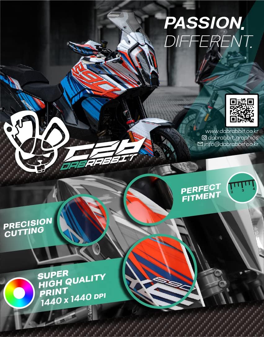 NUEVO Kit de gráficos para BMW R 1250 1200 GS Adventure (14) Kit de calcomanías (TWT-BN) (R 1250 GS – BRILLANTE)