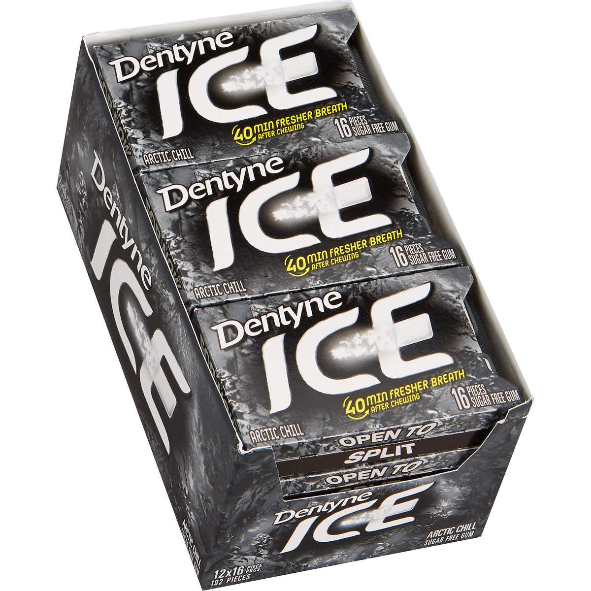 Dentyne Ice – Goma de mascar sin azúcar Arctic Chill16 piezas, 12 unidades (192 unidades en total)