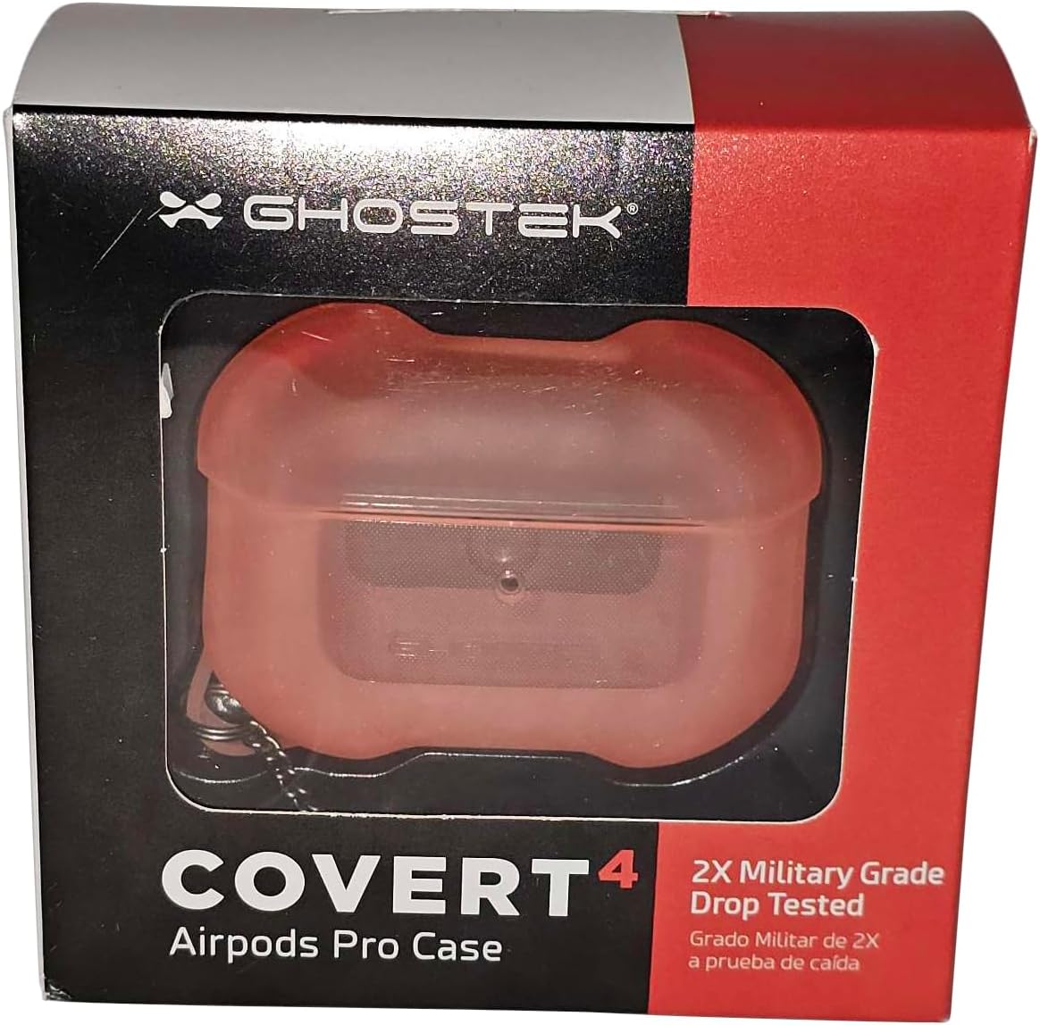 Ghostek COVERT – Funda protectora transparente de silicona con llavero, diseño delgado de primera calidad con protección resistente, carga