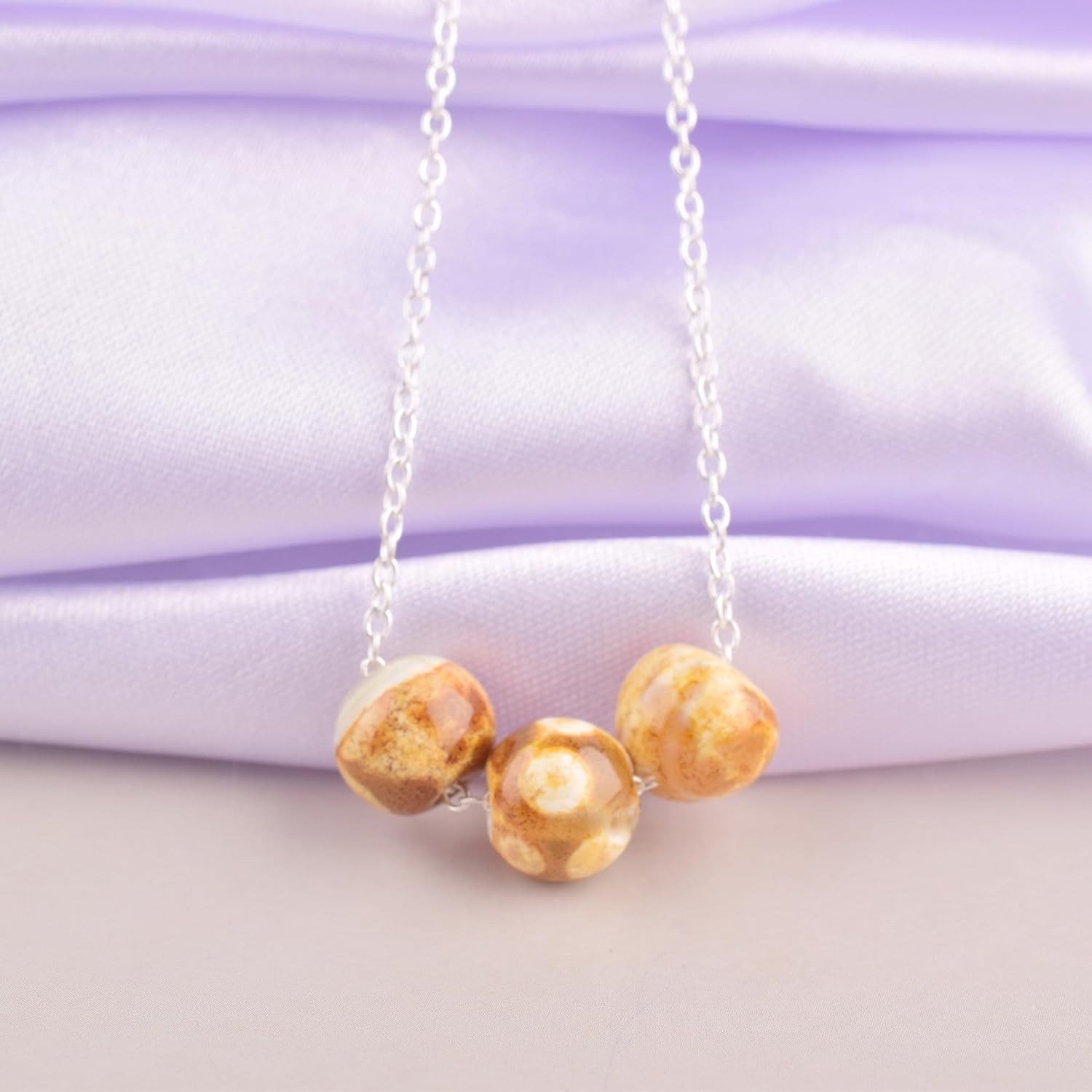 Dainty Bumble Bee Real Crystals Pendant Necklace, Protection Gemstone Necklace, Energy Healing Spiritual Crystals, Birthday, Gift for Women,
