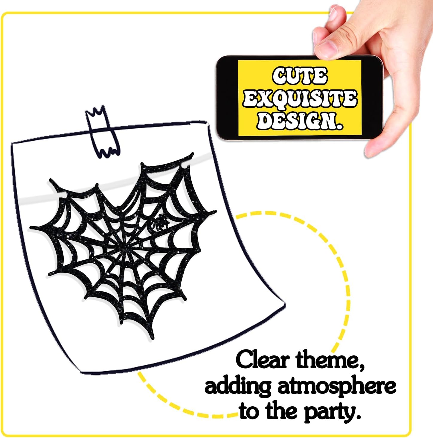 Cartel de Ghoul Gang, accesorios para fotos de fiesta de noche de Halloween, temática de fantasmas de terror, suministros de decoración de fiesta de
