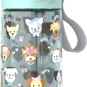 Bentgo Botella de agua para niños  Nuevo y mejorado 2023 a prueba de fugas, sin BPA, taza de 15 onzas para niños pequeños y niños  popote seguro Bentgo Botella de agua para niños  Nuevo y mejorado 2023 a prueba de fugas, sin BPA, taza de 15 onzas para niños pequeños y niños  popote seguro