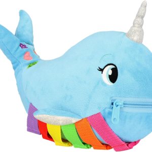 Buckle Toys – Narval burbujeante – Desarrolla habilidades motoras finas – Juguetes de actividad de aprendizaje sensorial – Esencial de viaje en Buckle Toys – Narval burbujeante – Desarrolla habilidades motoras finas – Juguetes de actividad de aprendizaje sensorial – Esencial de viaje en