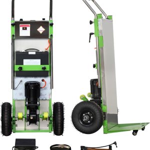 Carrito de mano eléctrico para escaleras, carrito de mano para mudanza, carga máxima de 880 libras, resistente, 1200 W, con motor de 1200 W, con Carrito de mano eléctrico para escaleras, carrito de mano para mudanza, carga máxima de 880 libras, resistente, 1200 W, con motor de 1200 W, con