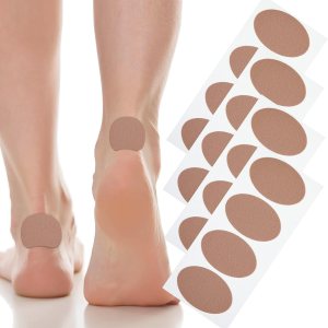 Almohadillas ovaladas, cintas adhesivas, parches de punto, prevención de fricción para talón y dedos para botas, senderismo, zapatos inadecuados Almohadillas ovaladas, cintas adhesivas, parches de punto, prevención de fricción para talón y dedos para botas, senderismo, zapatos inadecuados