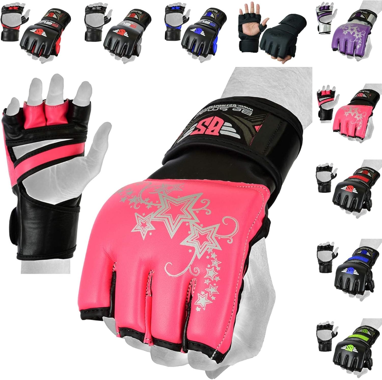 Guantes de MMA, guantes de kickboxing UFC, guantes de entrenamiento de MMA, equipo de entrenamiento de artes marciales mixtas, guantes de