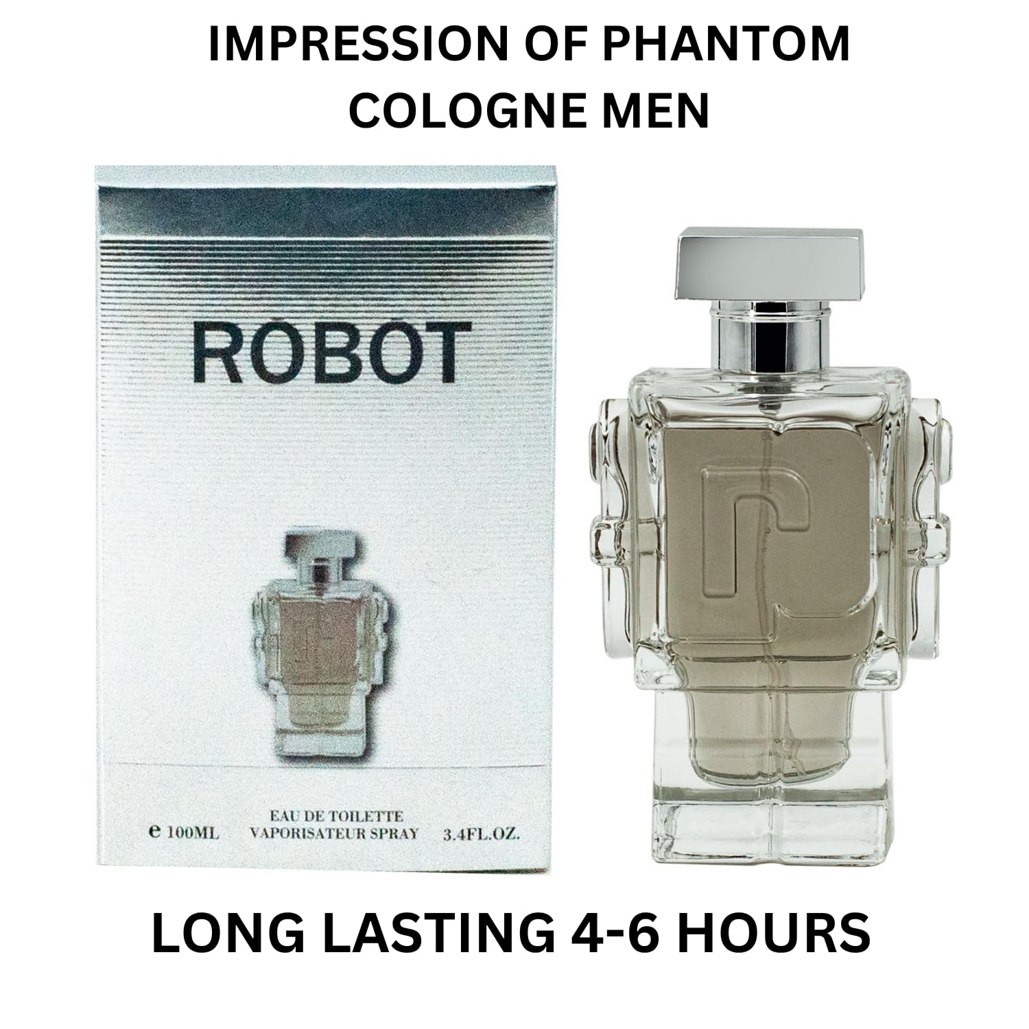 Cool Boy + Robot Colonia para hombres + Bad – Boy Oil Roll on Combo Set (inspirado en el perfume Bad Boy para hombres y perfume fantasma para