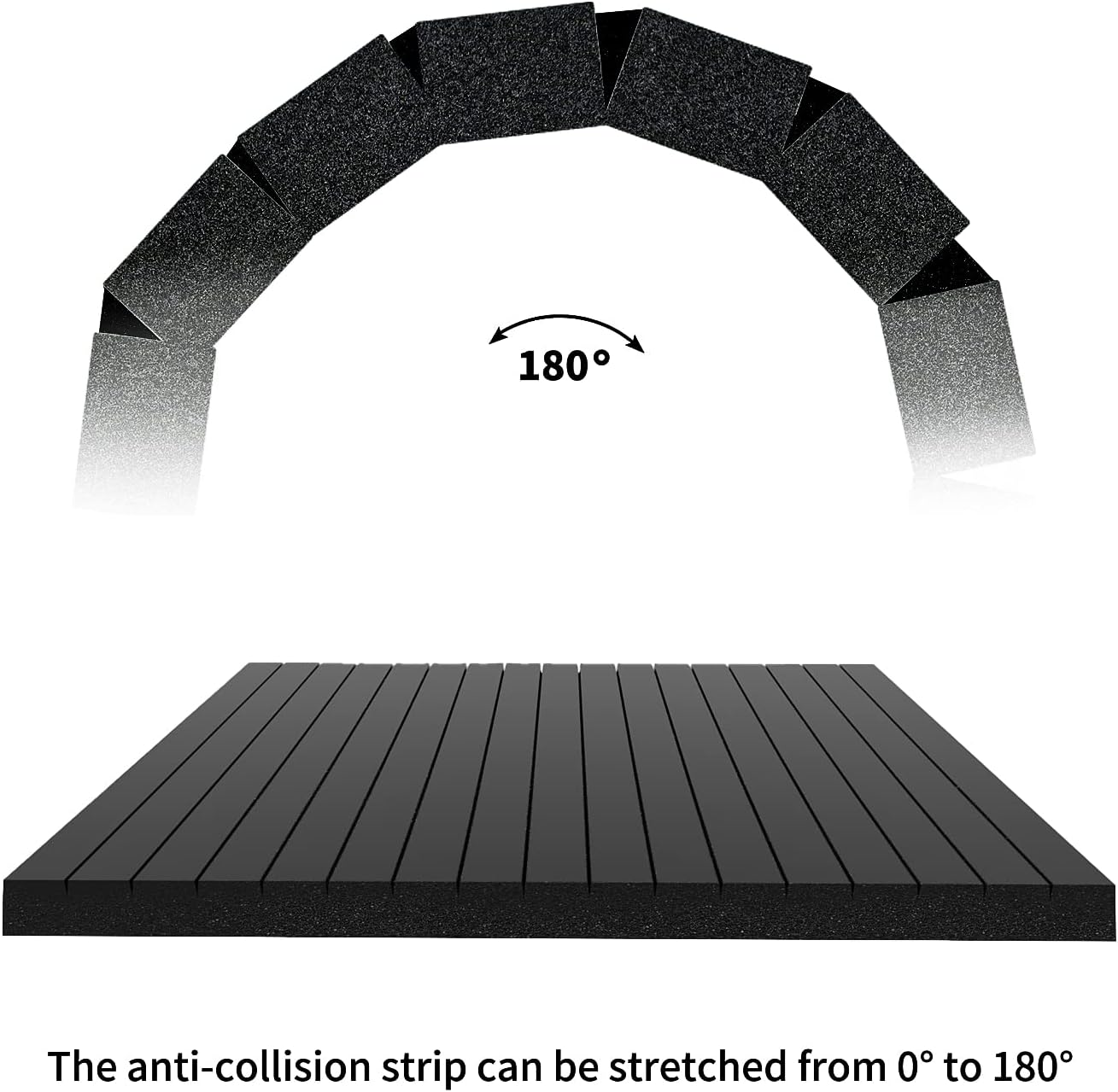 Garage Smith GWP08 – Protector de pared de espuma para pared de garaje, protector de esquina para estacionamientos, protector de borde de pared,