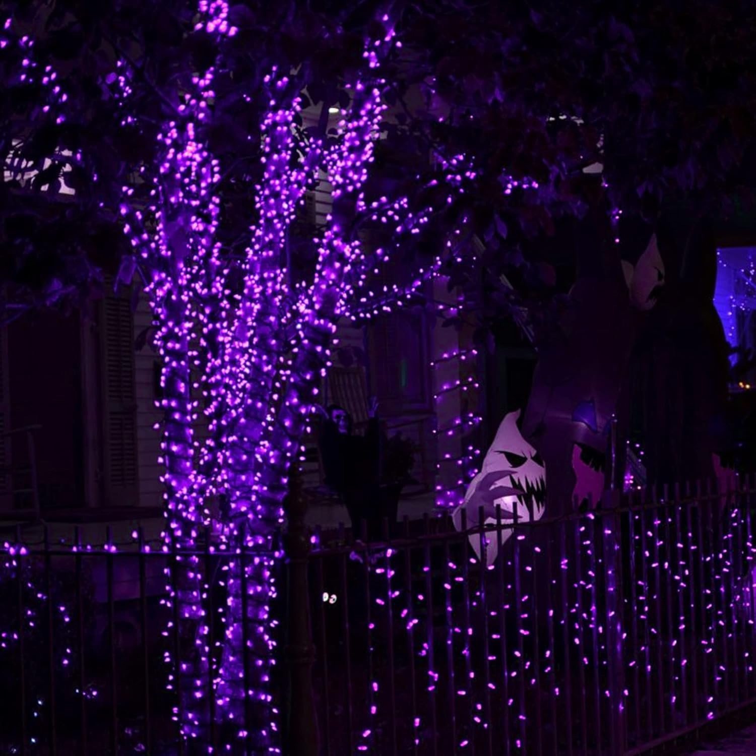 Dazzle Bright – Guirnalda de cobre con 60 luces LED de 20 pies de largo a pilas y a prueba de agua para decoraciones navideñas, de interior,