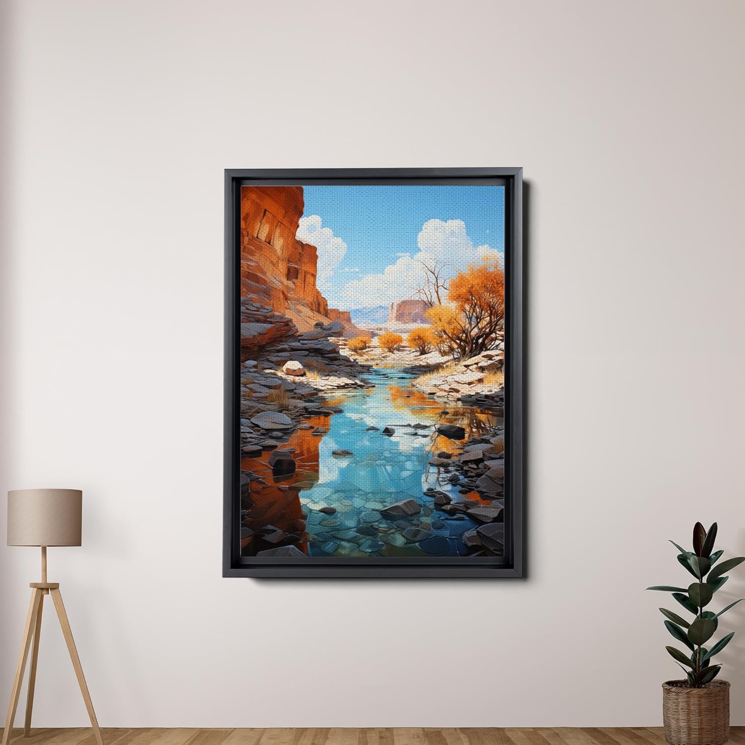Red Mesa, Archival Print of Landscape Prints of Red Mountain in Mesa, Arizona, Decor Canvas, Art Decor