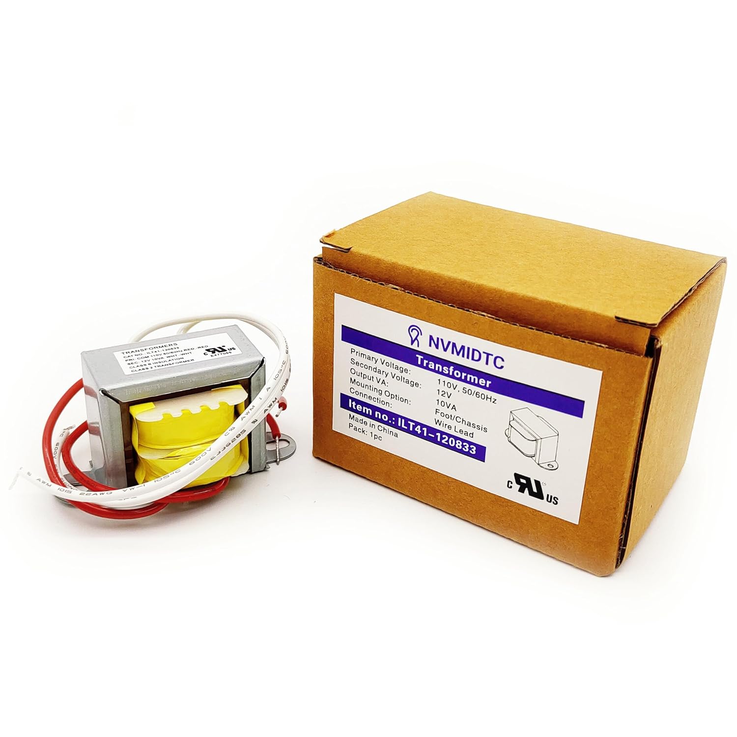 Transformador de potencia ACCA Entrada 110V 5060HZ Salida AC 12V 10VA Transformador monofásico Transformador reductor Transformador reductor 110v a