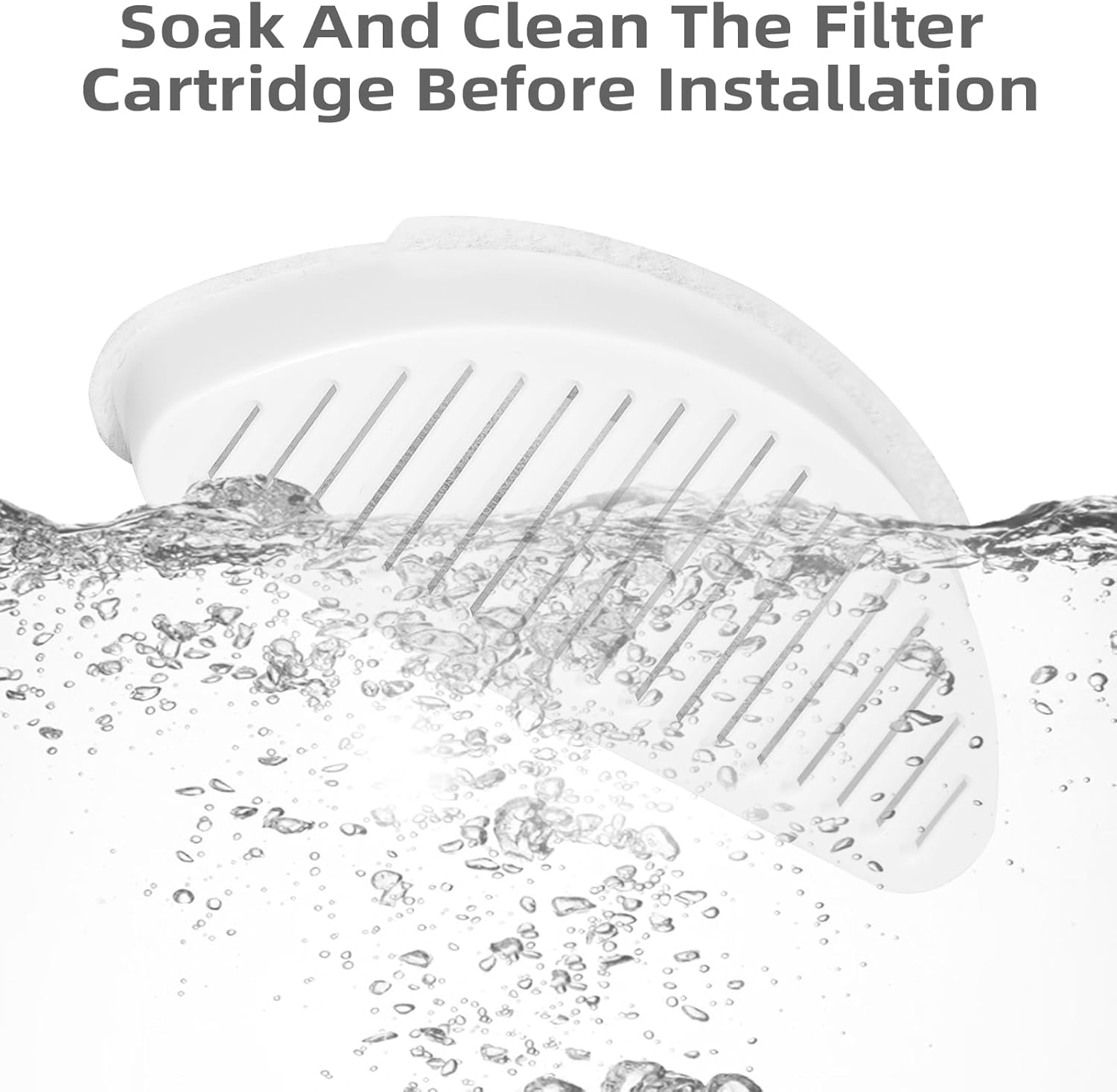 Paquete de 3 filtros de fuente de agua para gatos compatibles con dispensador de agua para gatos, fuente de agua para gatos de 67 onzas2 litros,