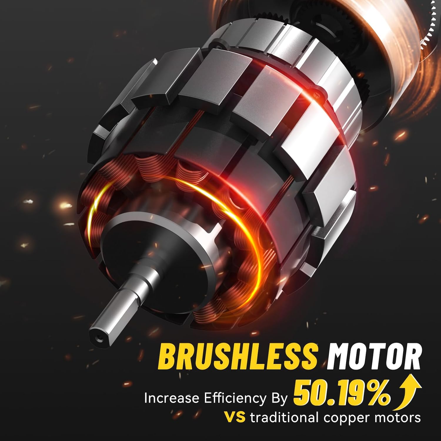 IMOUMLIVE – Mini motosierra inalámbrica de 6 pulgadas con batería de 2 × 21 V, sin escobillas, potente motosierra eléctrica portátil de mano con