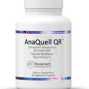 Tesseract Medical Research AnaQuell QR, suplemento para aliviar el estrés y el estado de ánimo, liberación rápida L citrulina y anandamida, ayuda a Tesseract Medical Research AnaQuell QR, suplemento para aliviar el estrés y el estado de ánimo, liberación rápida L citrulina y anandamida, ayuda a