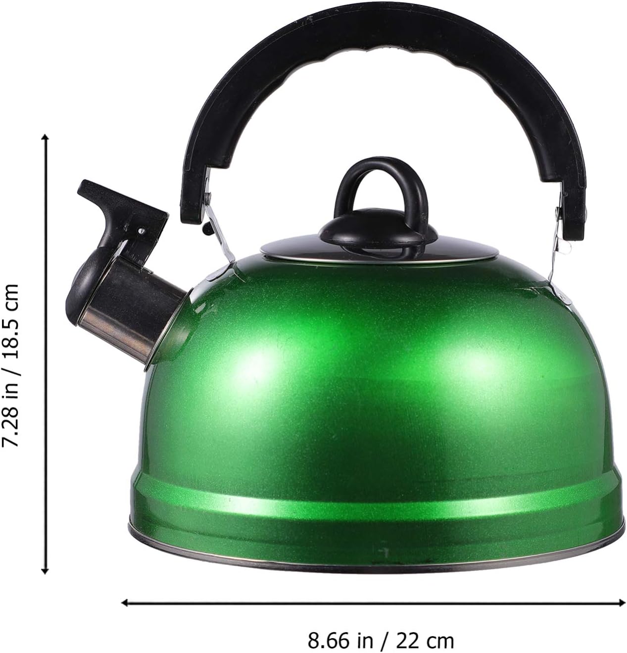 Cabilock 1 hervidor de gas con tapa de gas, tetera hervida con tapa de gas, estufa de té, hervidor de té, tetera superior, hervidor de agua,
