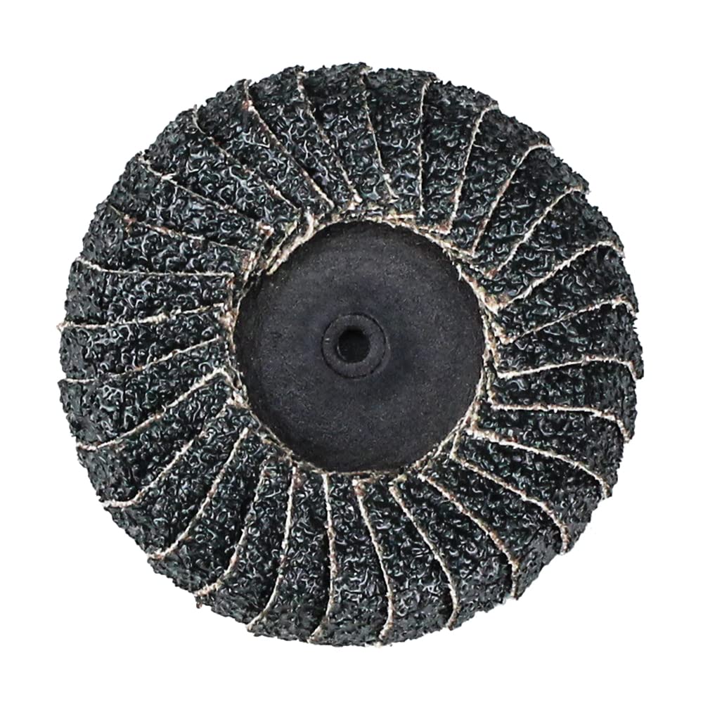 BHA Discos de solapa de cambio rápido con borde curvado de circonio, 2 pulgadas, paquete de 10 (grano 60)