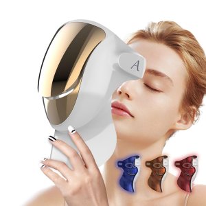 Aphrona Halo Led Light Therapy Face LED Light Therapy Skin Care Máscara de fotón, luz azul y roja para tratamiento del acné, eliminación de arrugas Aphrona Halo Led Light Therapy Face LED Light Therapy Skin Care Máscara de fotón, luz azul y roja para tratamiento del acné, eliminación de arrugas