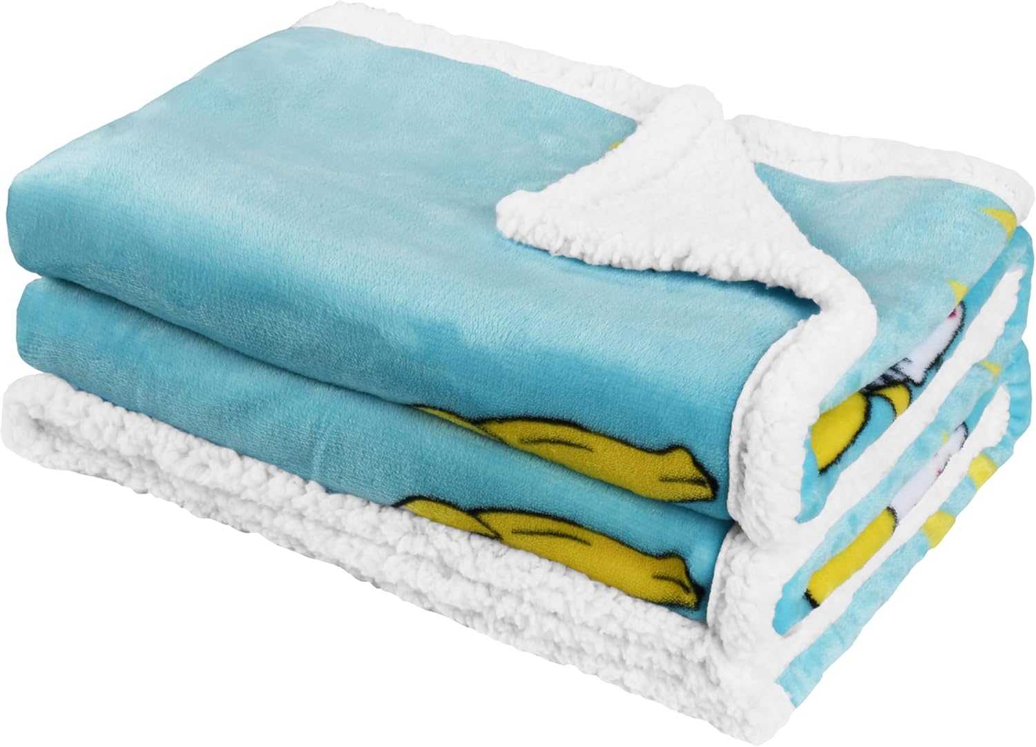 Catalonia Manta de forro polar Sherpa con estampado de gato y plátano, manta suave de felpa de visón, mullida, cómoda, cálida, regalo de cuidado