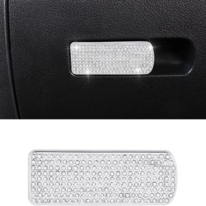 Caja de almacenamiento de accesorios brillantes para automóvil Mercedes Benz, cubierta de botón compatible con Clase A, CLA GLA GLB GLE 2023 2022, Caja de almacenamiento de accesorios brillantes para automóvil Mercedes Benz, cubierta de botón compatible con Clase A, CLA GLA GLB GLE 2023 2022,