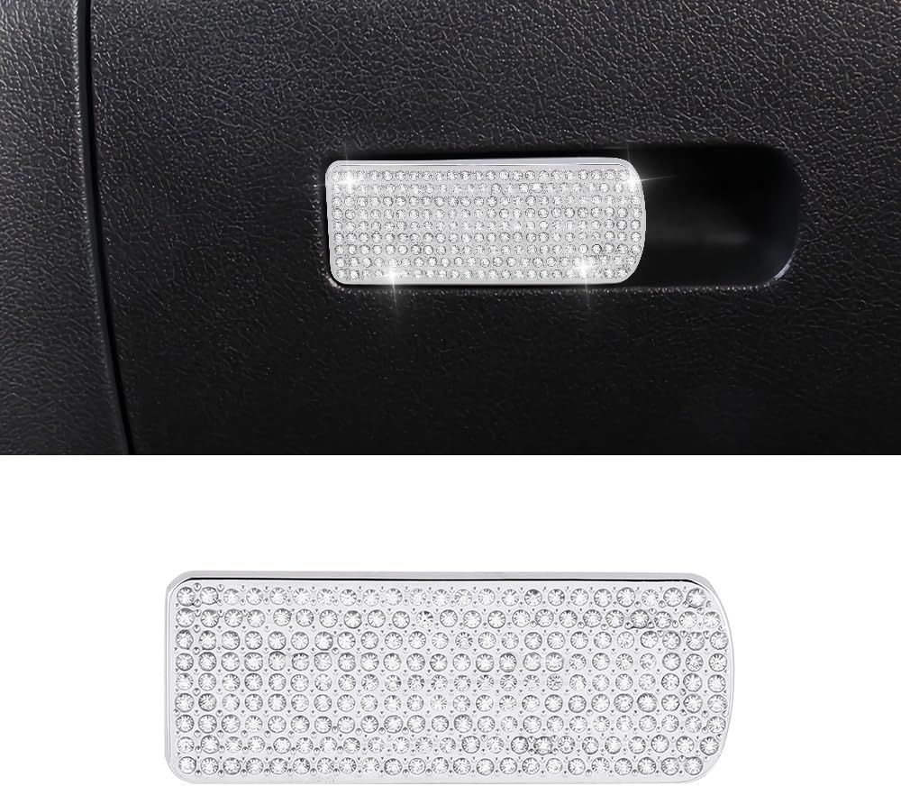 Caja de almacenamiento de accesorios brillantes para automóvil Mercedes Benz, cubierta de botón compatible con Clase A, CLA GLA GLB GLE 2023 2022,