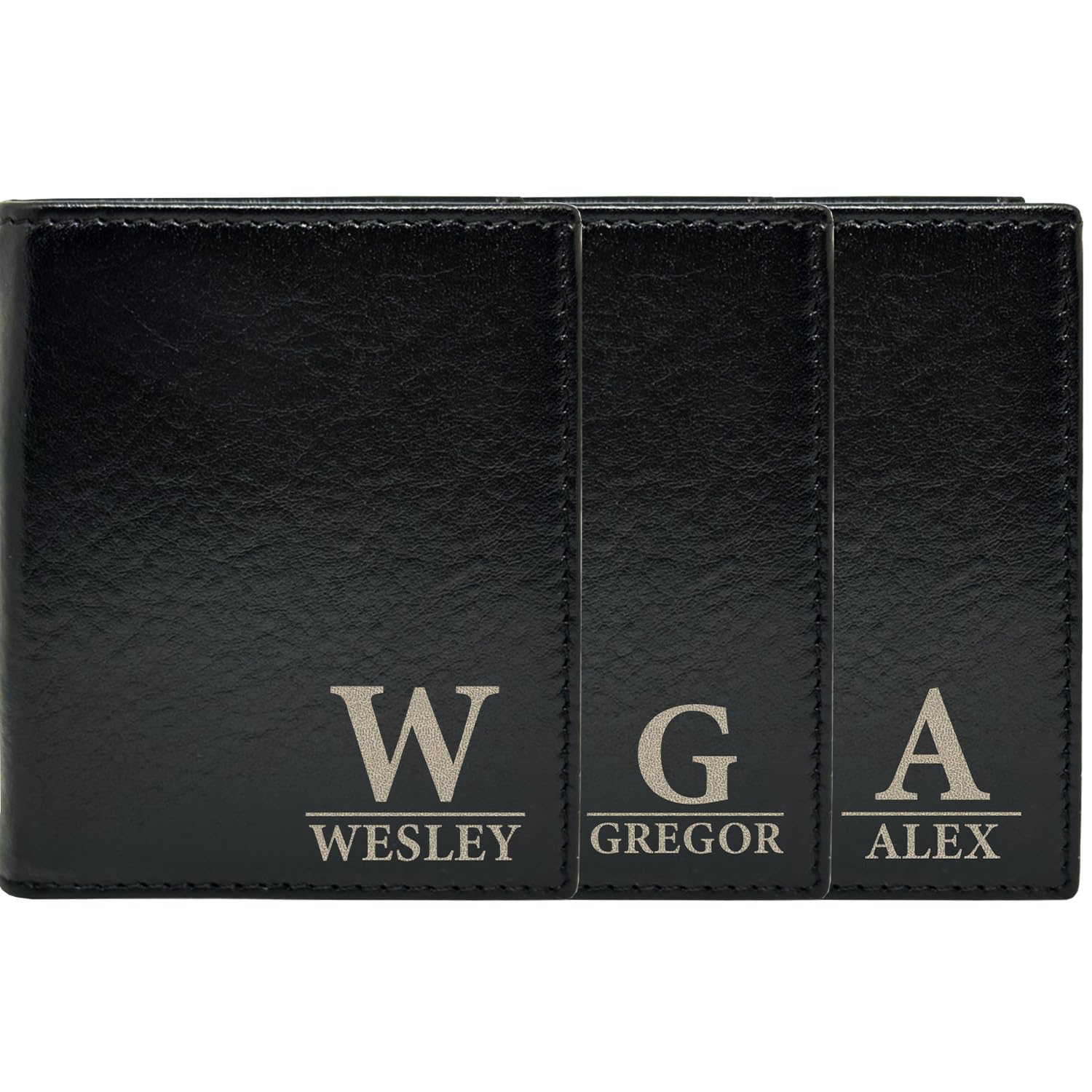 Personalized Wallet For Men, Mens Genuine Leather Wallets For Husband, Dad, Boyfriend Gift, Birthday, Anniversary Gifts For Him, Christmas Gifts for