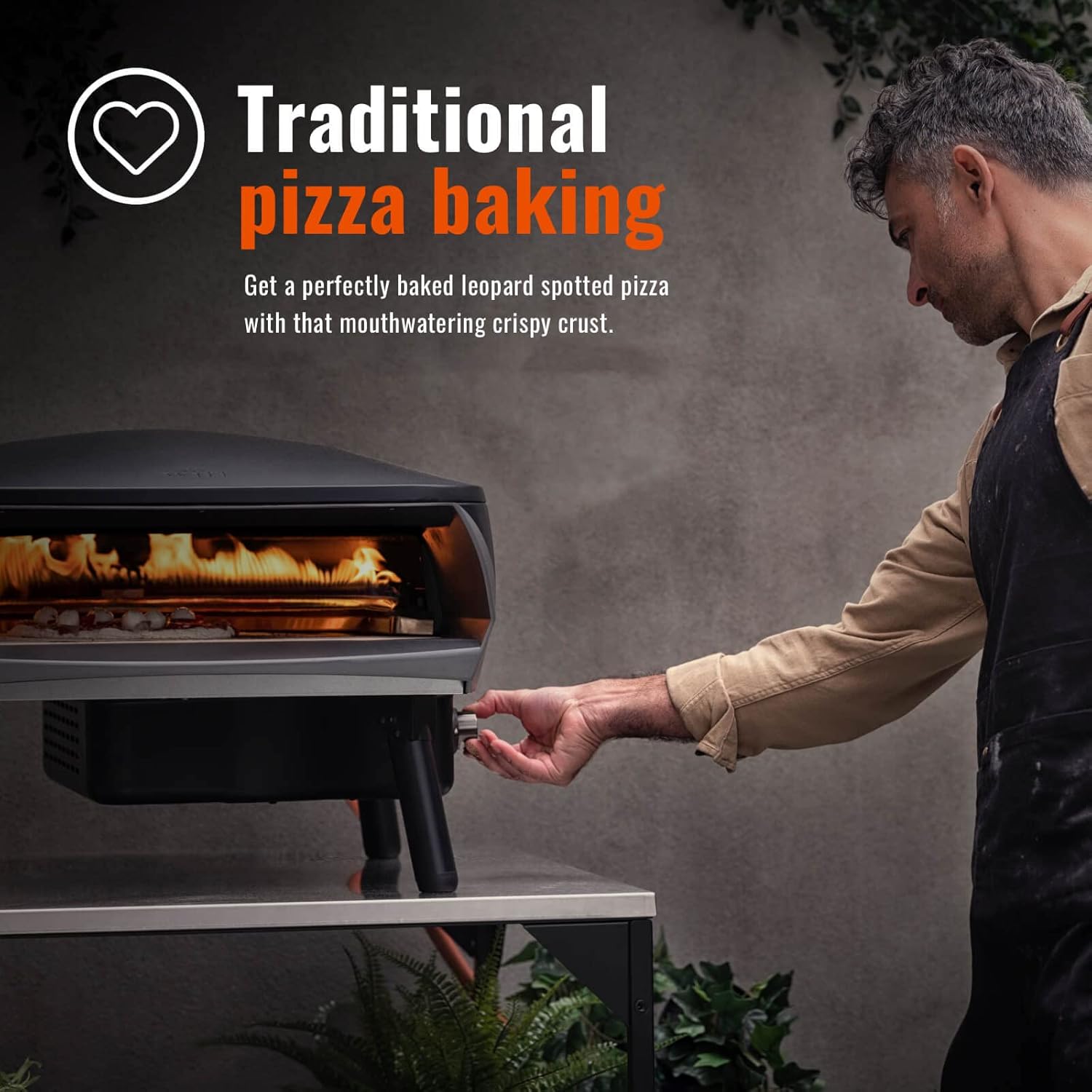 Horno de pizza Witt ETNA Fermo galardonado  Horno de pizza tradicional  Calentamiento rápido a 932.0 F, capacidad de 15.9 in, cocción de 60