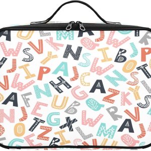 Alfabeto de estilo escandinavo maquillaje de viaje cosmético bolsa de maquillaje bolsa de maquillaje de viaje bolsas de maquillaje para mujeres Alfabeto de estilo escandinavo maquillaje de viaje cosmético bolsa de maquillaje bolsa de maquillaje de viaje bolsas de maquillaje para mujeres