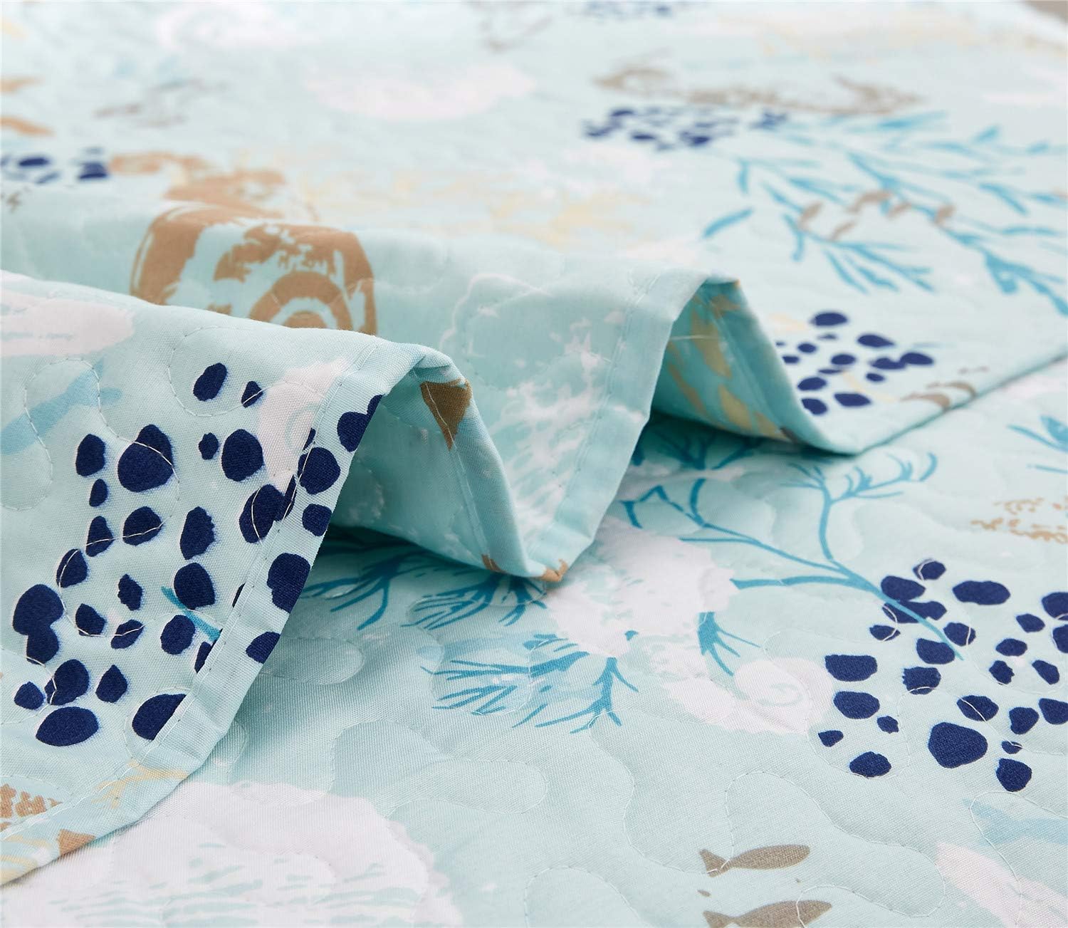 Ycosy Juego de colcha con estampado marino
