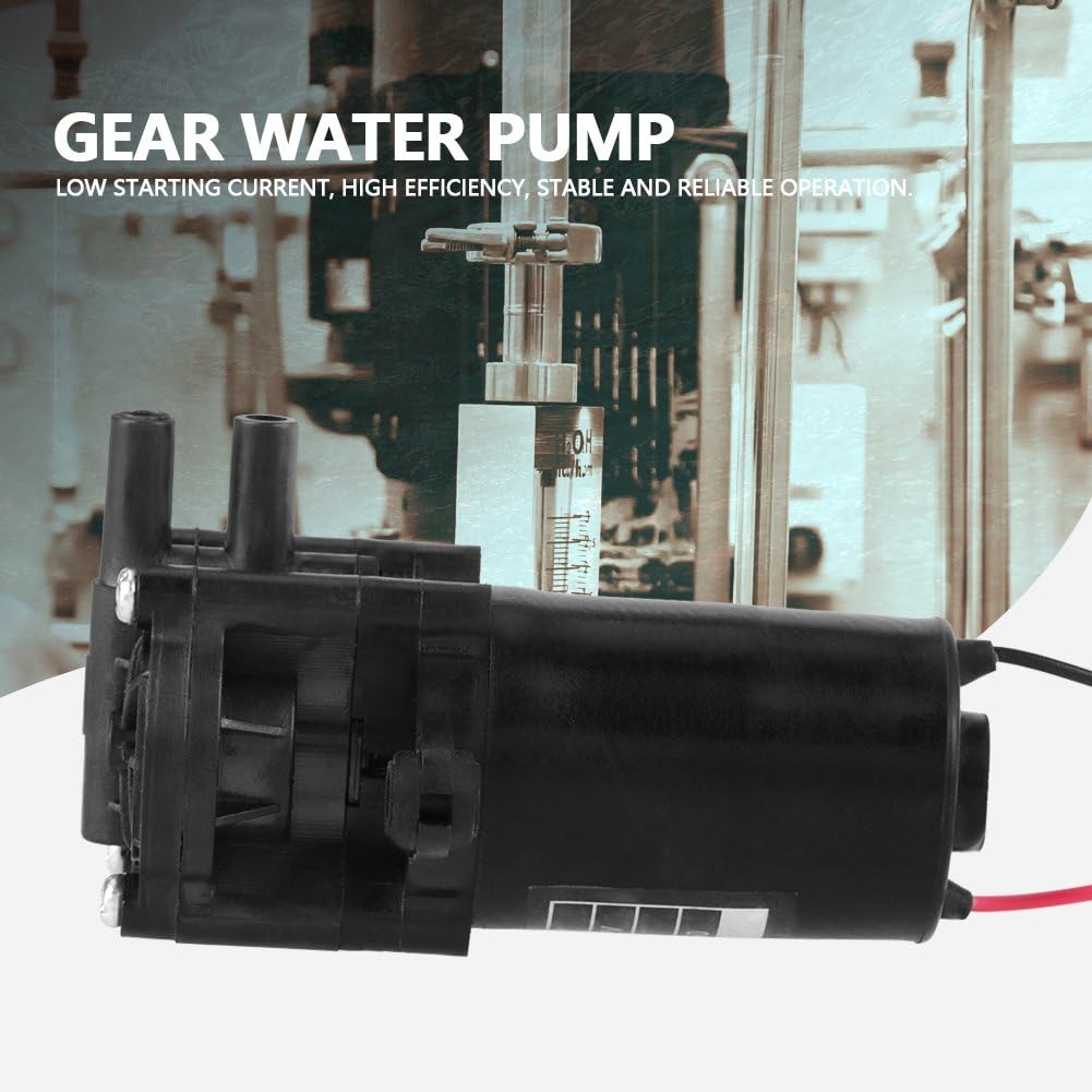 FTVOGUE 12V ZC-A250 Mini autocebante -resistente DC Gear Bomba de agua para acuario herramienta de bombeo de agua