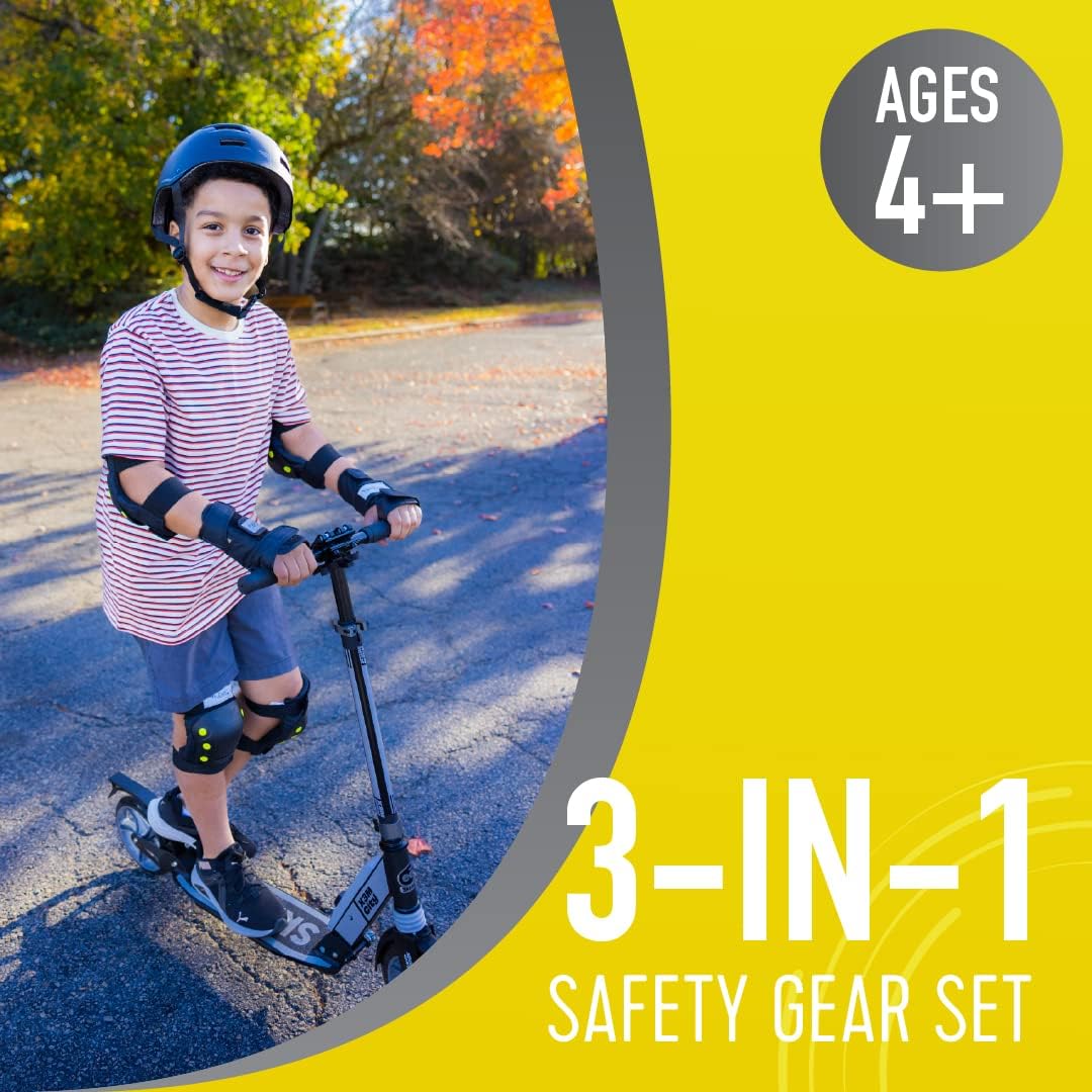 Flybar Juego de equipo de seguridad de protección equipo de seguridad multideportivo para patines en línea, patinaje en línea, ciclismo, BMX,