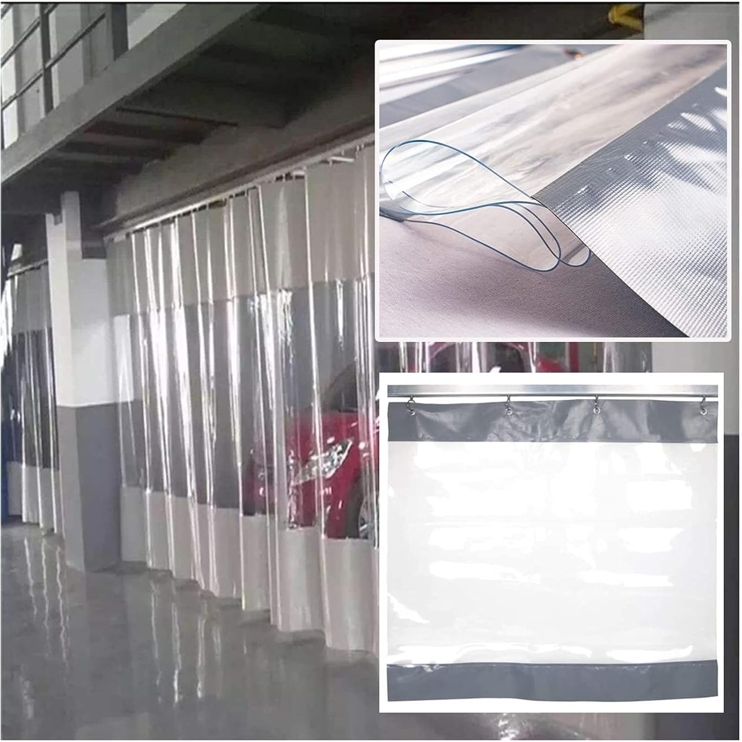 Lonas laterales de lona para jardín al aire libre, 1 1.5 2 2.5 3 3.5 13.1 ft de ancho, paneles laterales transparentes para tienda, para eventos al