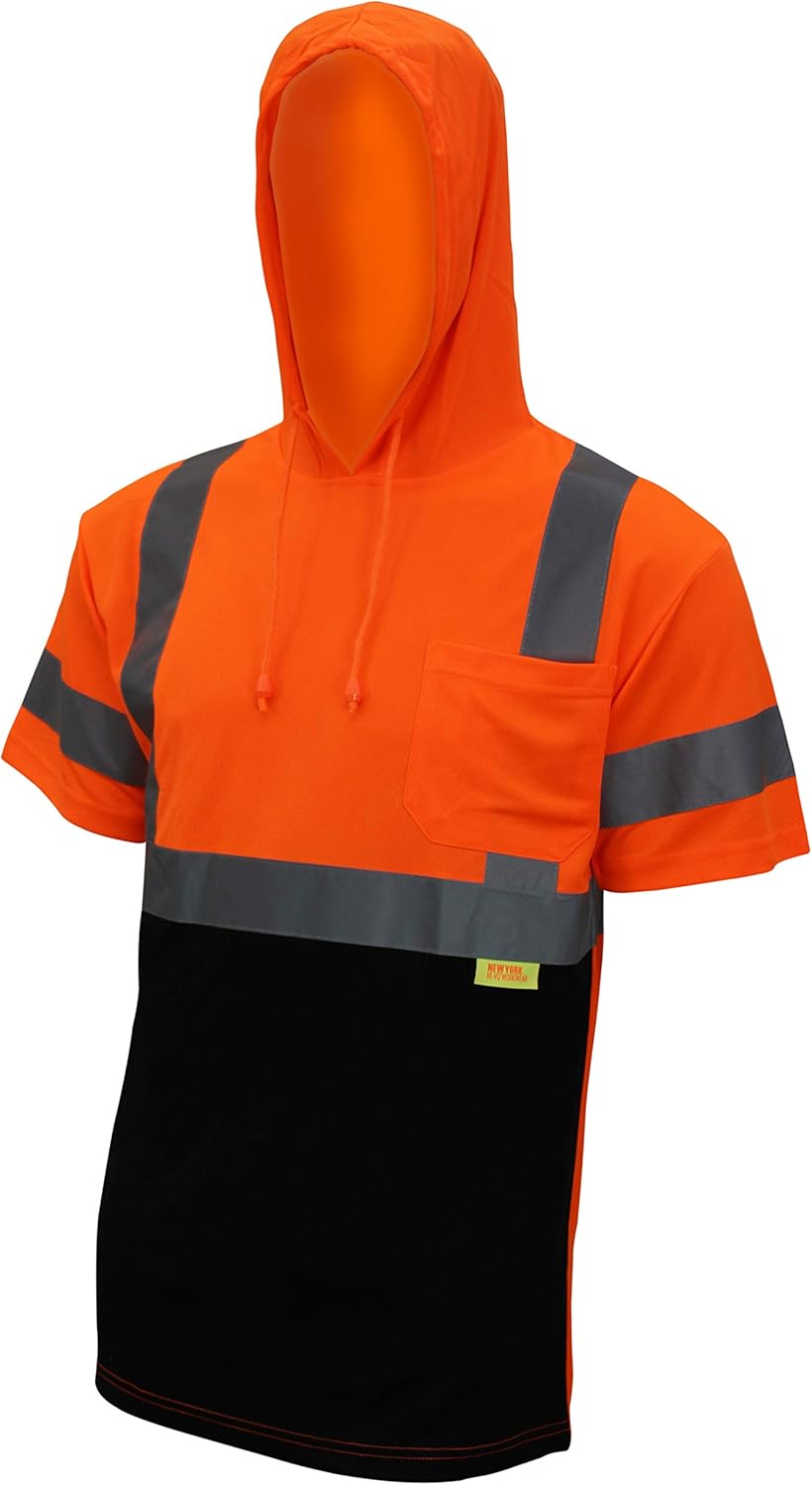New York Hi-Viz Workwear BFSH4511 – Camiseta de alta visibilidad clase 3, padres