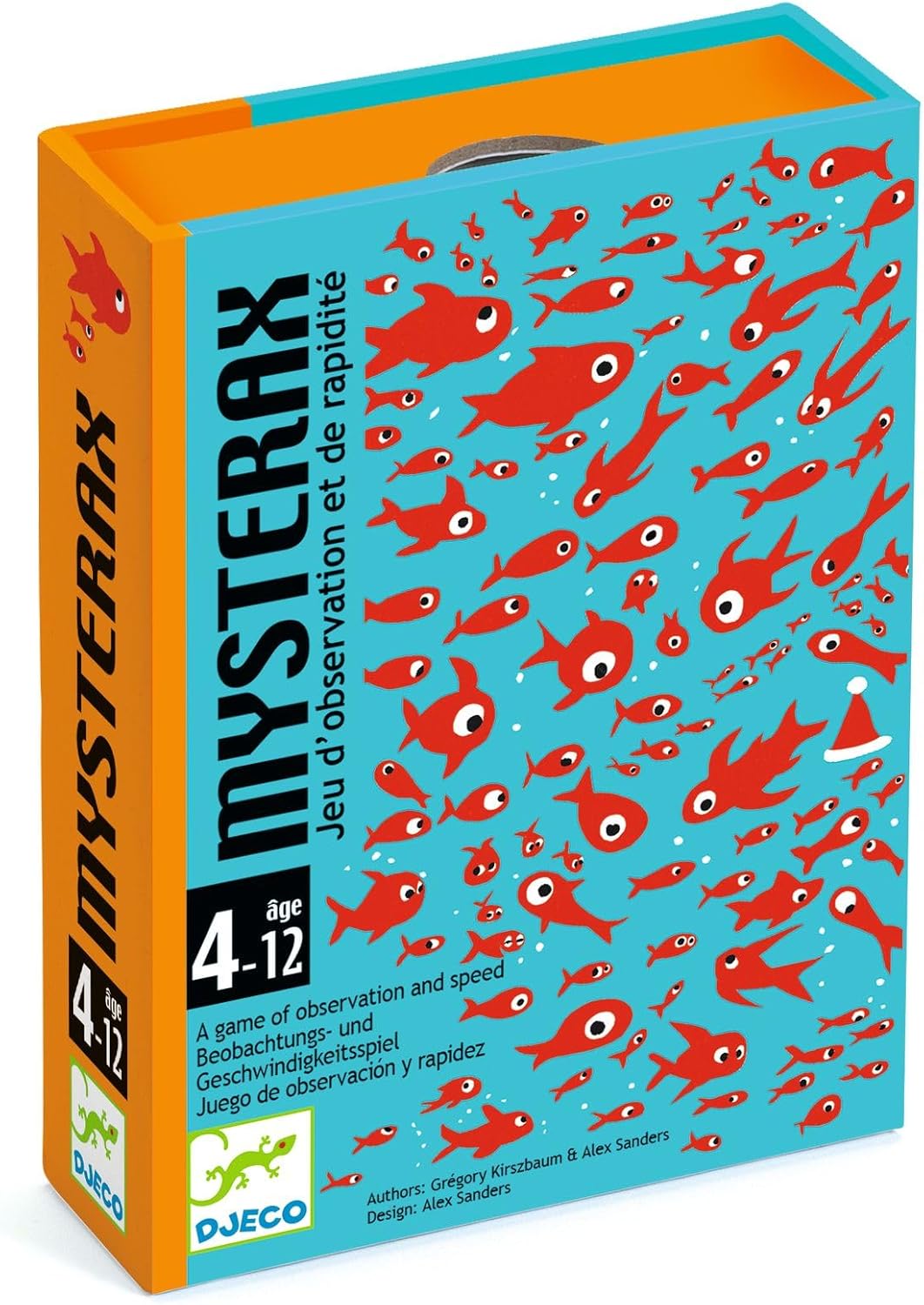 DJECO Mysterix – Juego de cartas de observación y velocidad