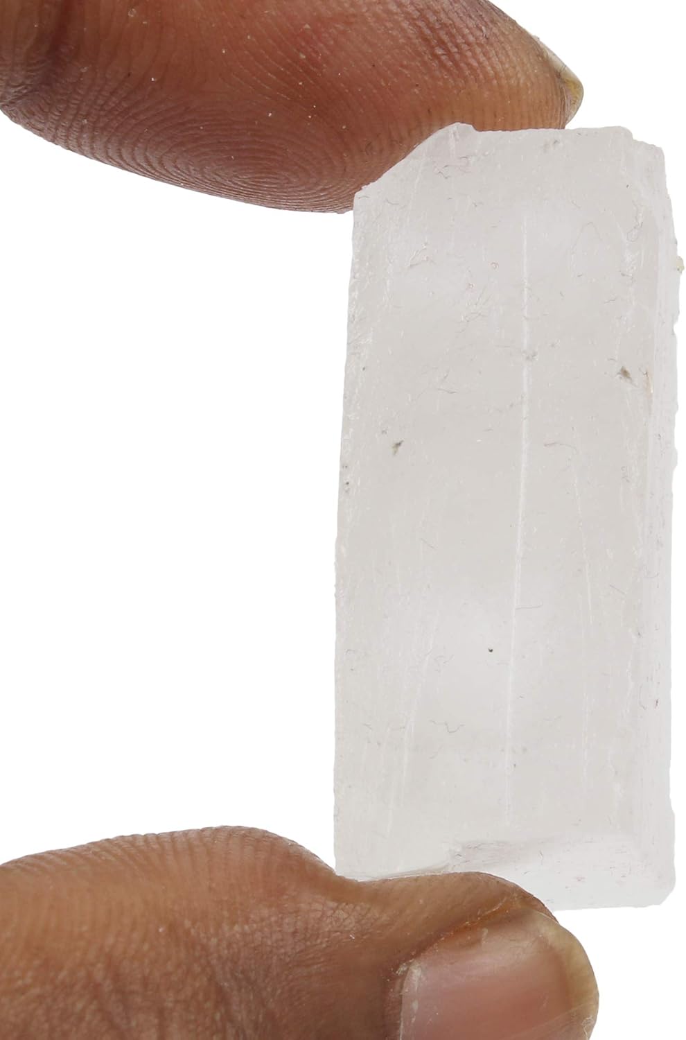 gemhub Cristal curativo de cuarzo blanco natural, 215.00 quilates, translúcido, suave, áspera, suelta
