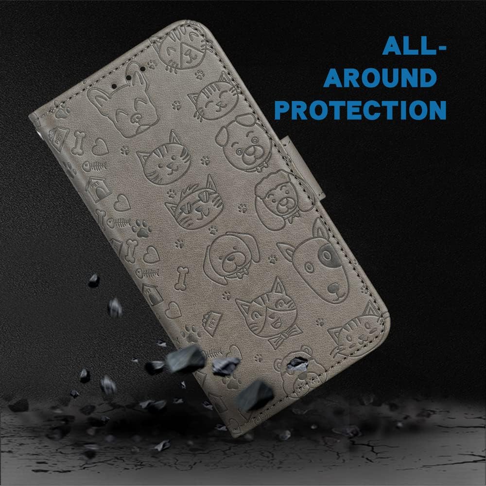 Funda compatible con Samsung Galaxy A32 5G de 6.5 pulgadas, con correa de muñeca, de piel, con tapa, soporte para tarjetas, accesorios celulares,