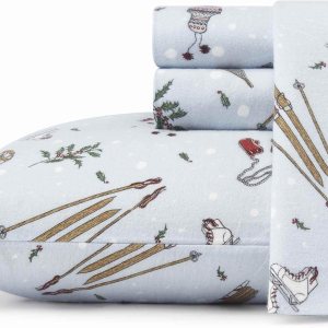 Eddie Bauer Flannel Collection – Juego de sábanas de algodón, preencogido y cepillado para mayor suavidad, comodidad y sensación de calidez, tamaño Eddie Bauer Flannel Collection – Juego de sábanas de algodón, preencogido y cepillado para mayor suavidad, comodidad y sensación de calidez, tamaño