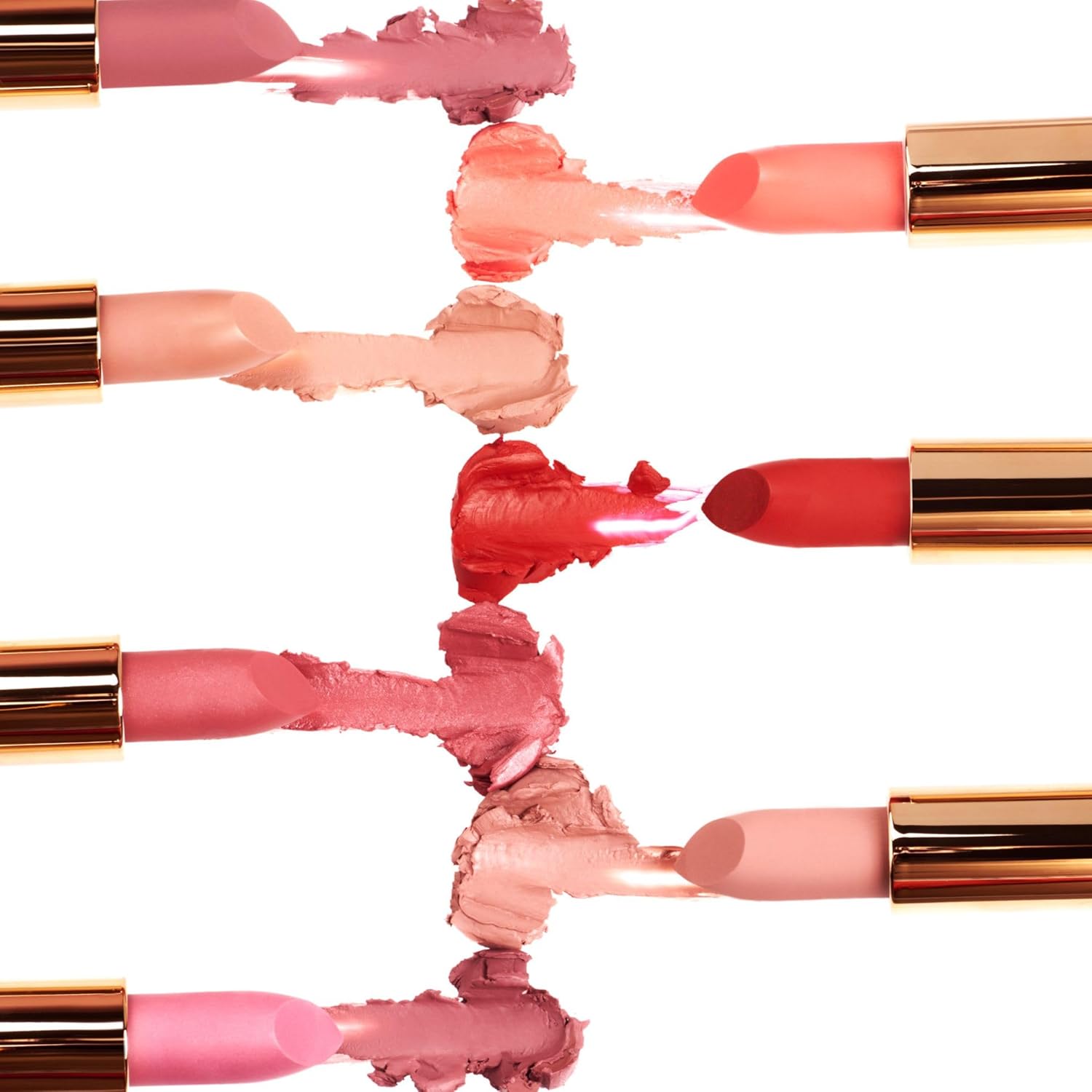 M. Asam Lápiz labial satinado Magic Finish (0.14 onzas) en tono avellana, duradero, acabado mate sedoso sin resecar, textura cremosa que nutre con