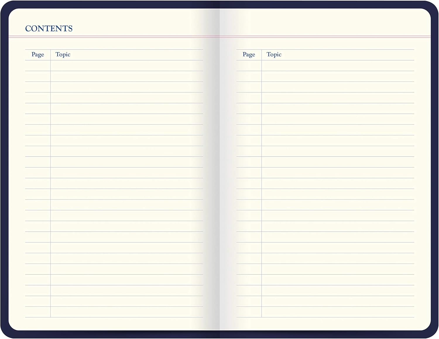 Letts Icon Book – Diario de viaje, papel crema, 192 páginas, 7.625 x 5 x 0.75 pulgadas, azul marino (B090155)