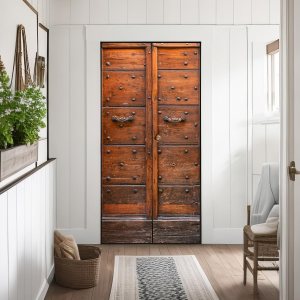 Trastevere – Mural para puerta de granero, para pared, puerta, refrigerador, un panel completo (30 x 80 pulgadas) Trastevere – Mural para puerta de granero, para pared, puerta, refrigerador, un panel completo (30 x 80 pulgadas)