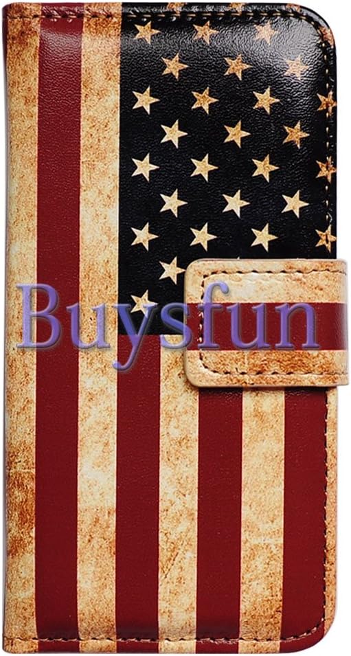 Bcov Funda para Moto G 5G 2023, diseño retro de la bandera estadounidense con tapa para teléfono, con ranura para tarjetas, soporte para Motorola