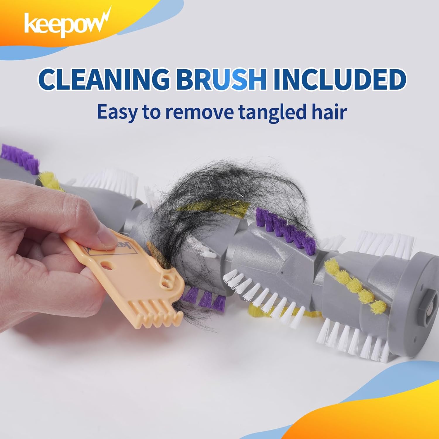 KEEPOW Piezas de repuesto compatibles con aspiradora giratoria Bissell Cleanview para mascotas 2252 2254 2486 2489 22543 24899 1327 1333, 1 rollo de