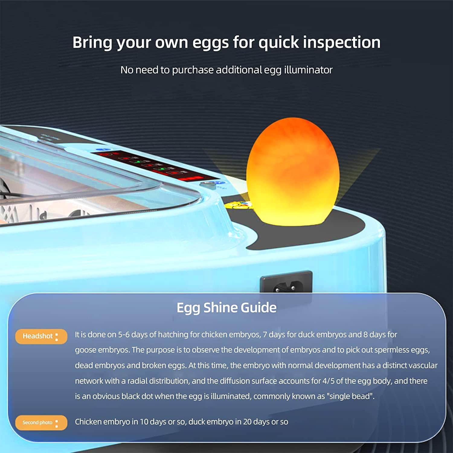 12 incubadoras de huevos para pollos, incubadora automática para incubación de huevos, máquina de criar pollo con giro automático de huevos, adición