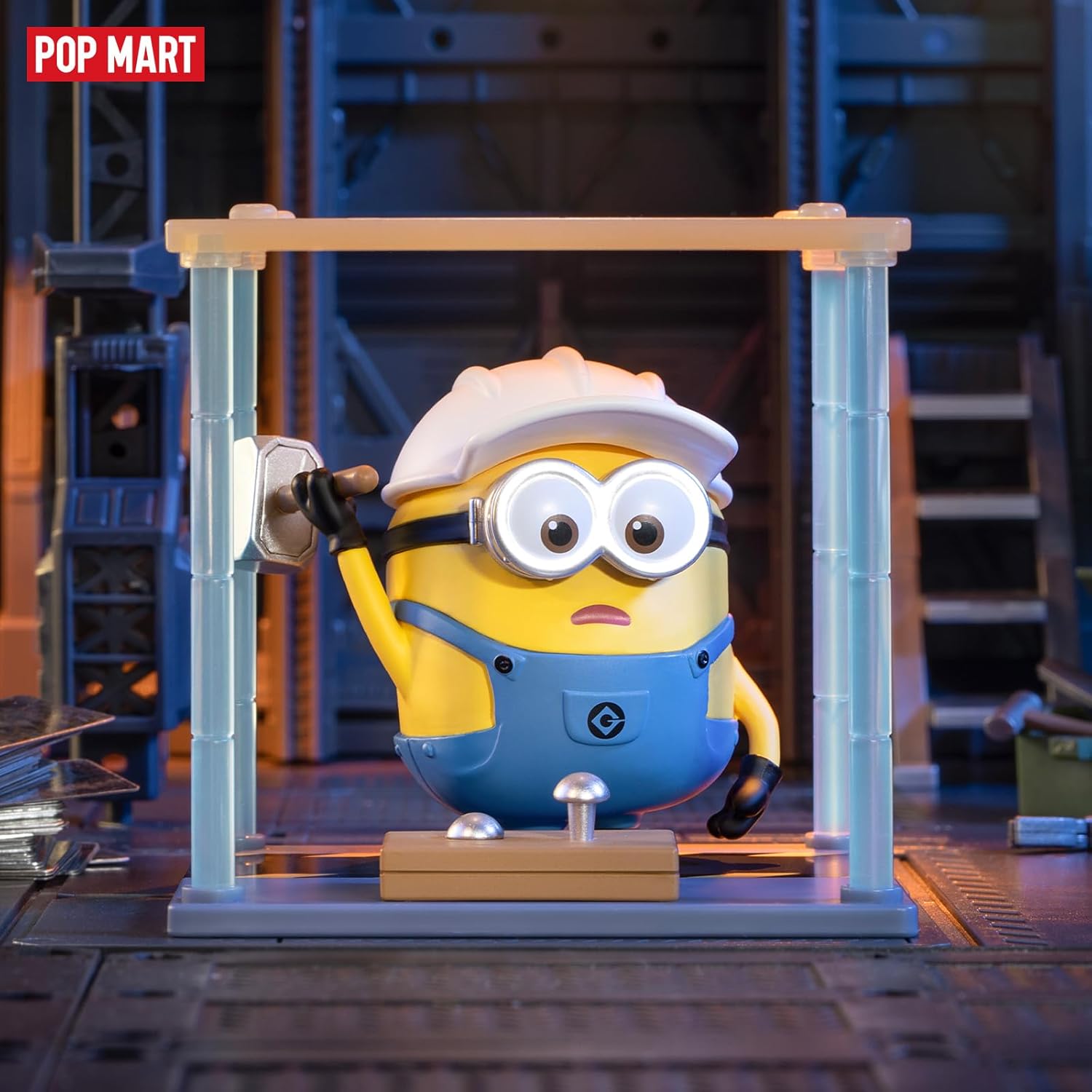 POP MART, Minions – Base secreta, figura de acción, juego de 99, juguetes de colección, caja al azar, regalo para cumpleaños, Navidad, fiestas,